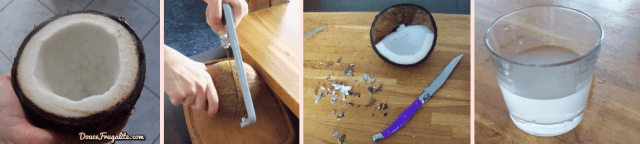 Comment ouvrir une noix de coco brune séchée