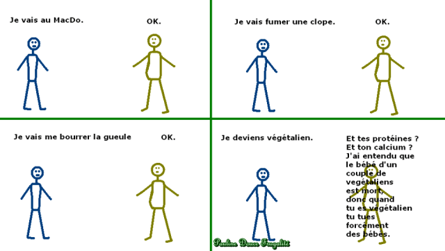 BD végétalien vegan humour